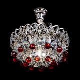 Люстра Астра шар красная 1 лампа в Кирове