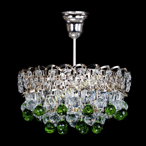 Люстра Астра шар зеленая 1 лампа в Кирове Гусь Хрустальный