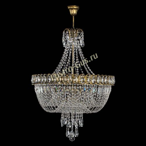Люстра Астра Водопад №5 с подвесом под бронзу в Кирове Гусь Хрустальный