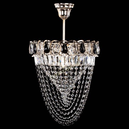 Люстра Астра Водоворот с подвесом №1 черная в Кирове Гусь Хрустальный