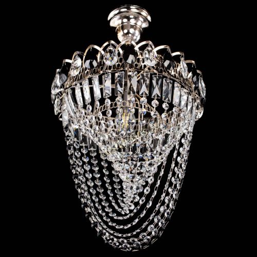 Люстра Астра Водоворот с подвесом №1 черная в Кирове Гусь Хрустальный