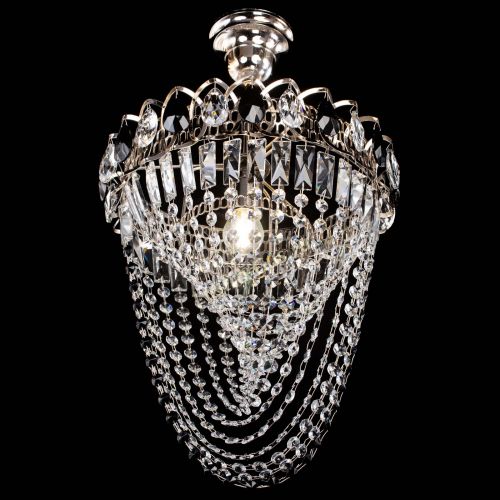 Люстра Астра Водоворот с подвесом №1 черная в Кирове Гусь Хрустальный