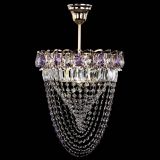 Люстра Астра Водоворот с подвесом №1 фиолетовая в Кирове