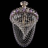 Люстра Астра Водоворот с подвесом №1 фиолетовая в Кирове