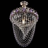 Люстра Астра Водоворот с подвесом №1 фиолетовая в Кирове