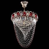 Люстра Астра Водоворот с подвесом №1 красная в Кирове