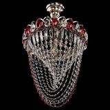 Люстра Астра Водоворот с подвесом №1 красная в Кирове