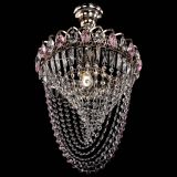 Люстра Астра Водоворот с подвесом №1 розовая в Кирове