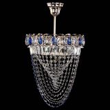 Люстра Астра Водоворот с подвесом №1 синяя в Кирове