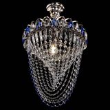 Люстра Астра Водоворот с подвесом №1 синяя в Кирове