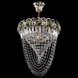 Люстра Астра Водоворот с подвесом №1 зеленая в Кирове