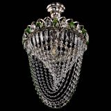 Люстра Астра Водоворот с подвесом №1 зеленая в Кирове