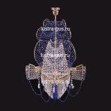 Люстра Черная Жемчужина синяя в Кирове