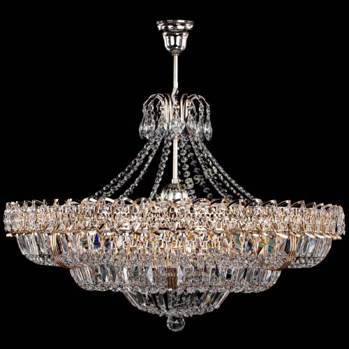 Люстра Двойное кольцо пластинка с подвесом (оптиконы) в Кирове Гусь Хрустальный