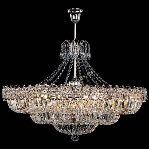 Люстра Двойное кольцо пластинка с подвесом (оптиконы) в Кирове Гусь Хрустальный