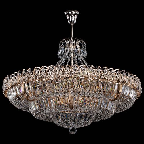 Люстра Двойное кольцо пластинка с подвесом (оптиконы) в Кирове Гусь Хрустальный