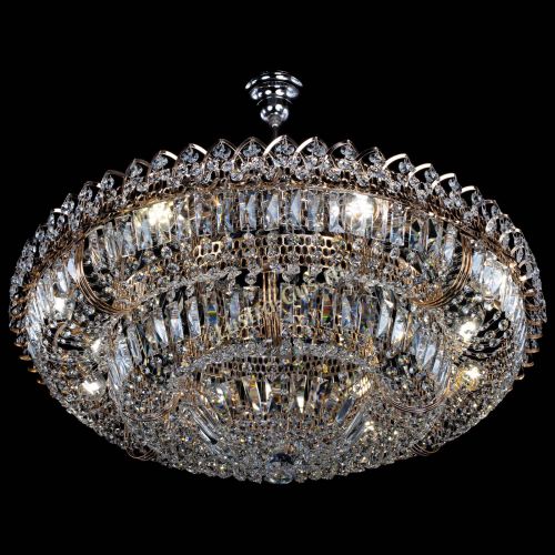 Люстра Двойное кольцо пластинка с подвесом (оптиконы) в Кирове Гусь Хрустальный