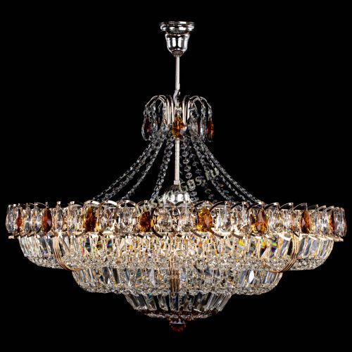 Люстра Двойное кольцо пластинка с подвесом Чайная в Кирове Гусь Хрустальный