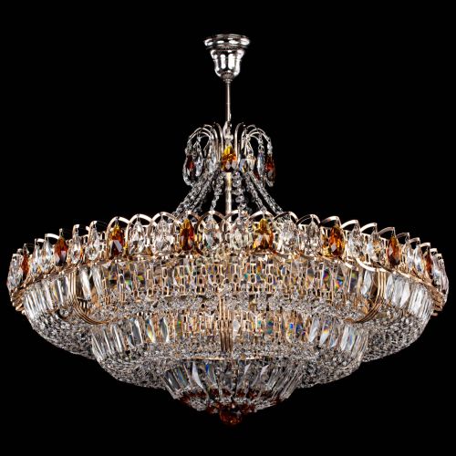 Люстра Двойное кольцо пластинка с подвесом Чайная в Кирове Гусь Хрустальный