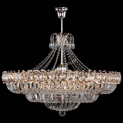 Люстра Двойное кольцо пластинка с подвесом в Кирове Гусь Хрустальный