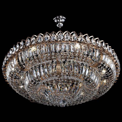 Люстра Двойное кольцо пластинка с подвесом в Кирове Гусь Хрустальный