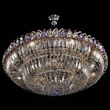 Люстра Двойное кольцо пластинка с подвесом Фиолетовая в Кирове