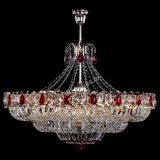 Люстра Двойное кольцо пластинка с подвесом Красная в Кирове