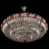 Люстра Двойное кольцо пластинка с подвесом Красная в Кирове