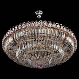 Люстра Двойное кольцо пластинка с подвесом Розовая в Кирове