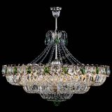 Люстра Двойное кольцо пластинка с подвесом Зеленая в Кирове