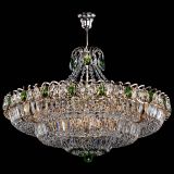 Люстра Двойное кольцо пластинка с подвесом Зеленая в Кирове