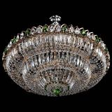 Люстра Двойное кольцо пластинка с подвесом Зеленая в Кирове