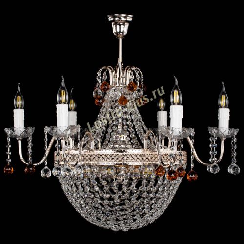 Люстра Елизавета №11 Венеция чайная в Кирове Гусь Хрустальный
