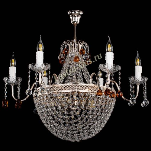 Люстра Елизавета №11 Венеция чайная в Кирове Гусь Хрустальный