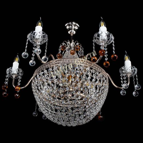 Люстра Елизавета №11 Венеция чайная в Кирове Гусь Хрустальный