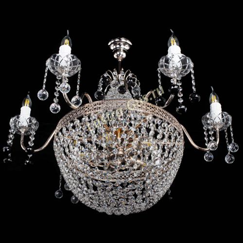 Люстра Елизавета №11 Венеция черная в Кирове Гусь Хрустальный