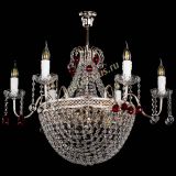 Люстра Елизавета №11 Венеция красная в Кирове