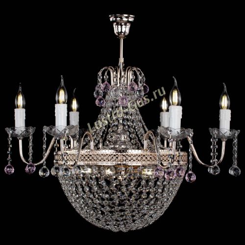 Люстра Елизавета №11 Венеция розовая в Кирове Гусь Хрустальный