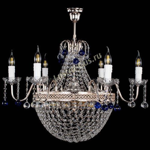 Люстра Елизавета №11 Венеция синяя в Кирове Гусь Хрустальный