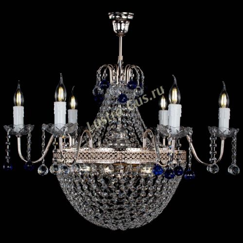 Люстра Елизавета №11 Венеция синяя в Кирове Гусь Хрустальный