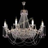 Люстра Елизавета №13 розовая в Кирове