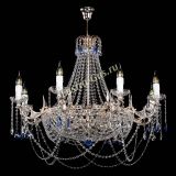 Люстра Елизавета №13 синяя в Кирове