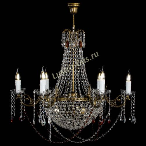 Люстра Елизавета малая №9 под бронзу Чайная в Кирове Гусь Хрустальный