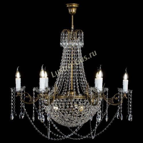 Люстра Елизавета малая №9 под бронзу в Кирове Гусь Хрустальный