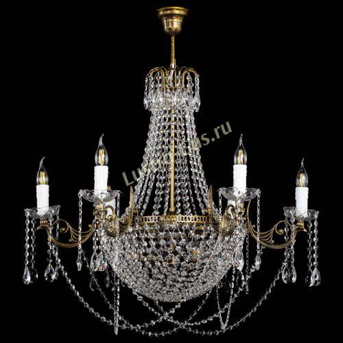 Люстра Елизавета малая №9 под бронзу в Кирове Гусь Хрустальный