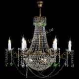 Люстра Елизавета малая №9 под бронзу Зеленая в Кирове