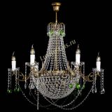 Люстра Елизавета малая №9 под бронзу Зеленая в Кирове