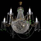 Люстра Елизавета малая №9 под бронзу Зеленая в Кирове