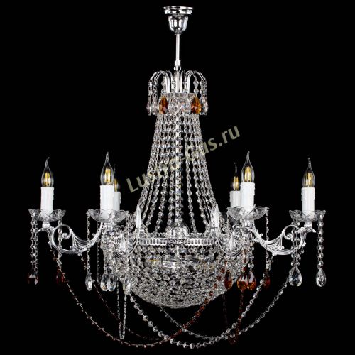 Люстра Елизавета малая №9 чайная в Кирове Гусь Хрустальный