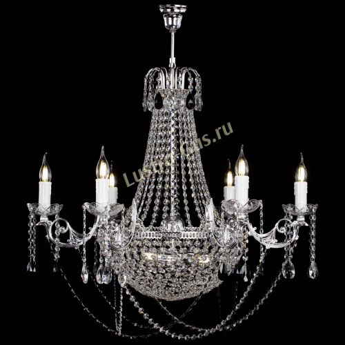 Люстра Елизавета малая №9 черная в Кирове Гусь Хрустальный